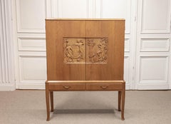 1950s Swedish Drinks Cabinet in the Style of Eugen Höglund