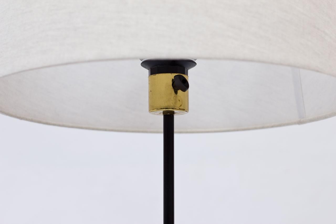Brass 1950s Swedish Floor Lamp 