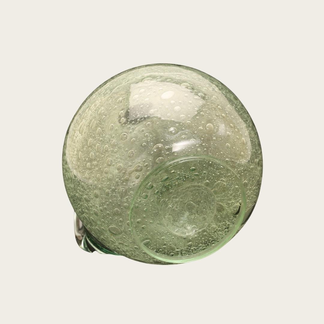 1950s Swedish Handblown Seafoam Glass Pitcher by Ture Berglund For Sale 1