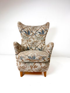 Chaise longue suédoise à haut dossier des années 1950
