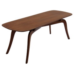 1950s Swedish Mid-Century Modern Mahogany Coffee Table