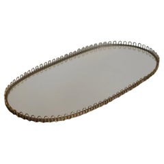 1950s Swedish Modern Brass Mirror tray