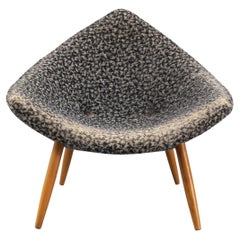 1950s Swedish Modern Coconut Lounge Chair