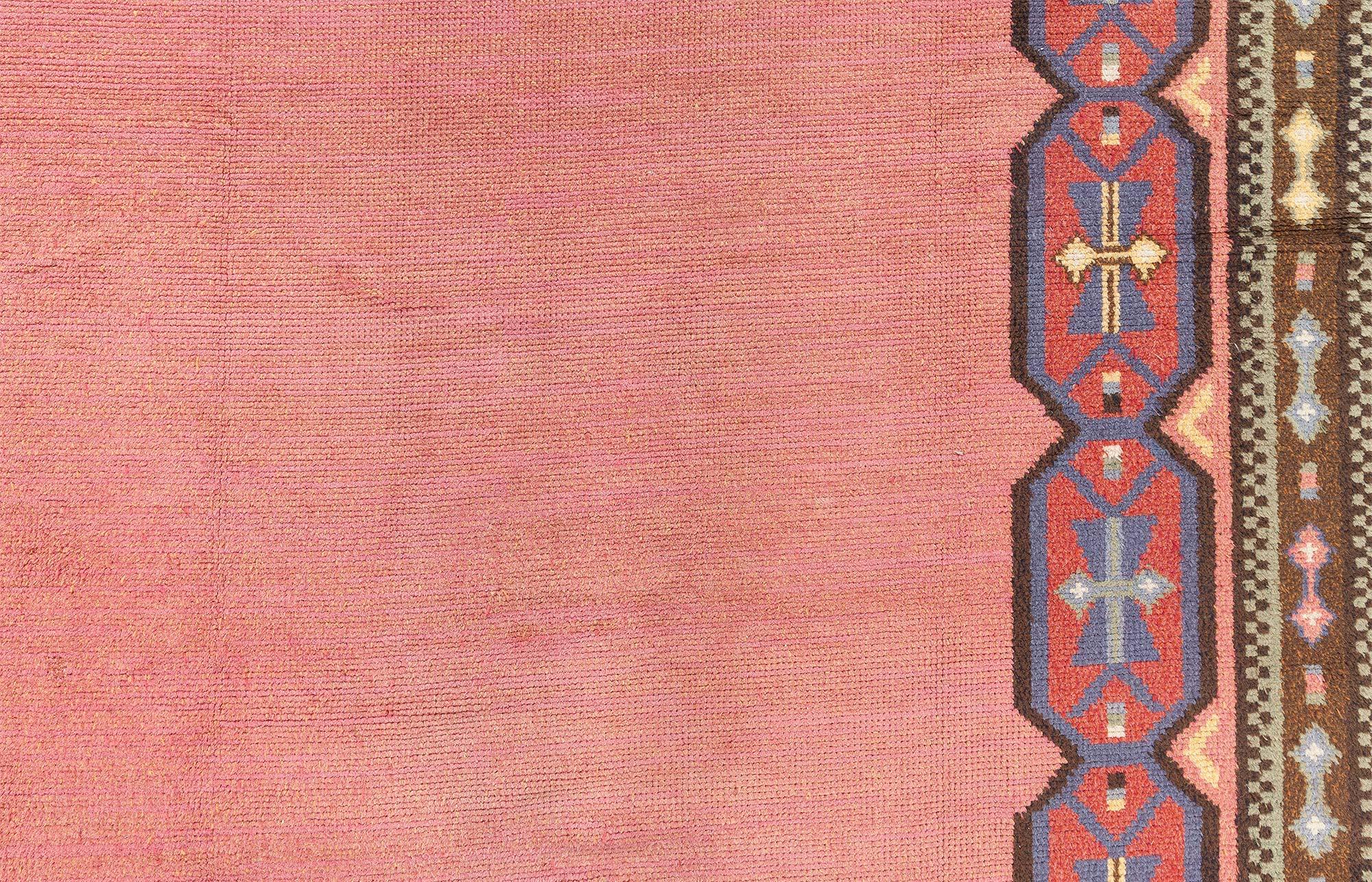 Scandinavian 1950's Swedish Pile Rug Doris Leslie Blau For Sale