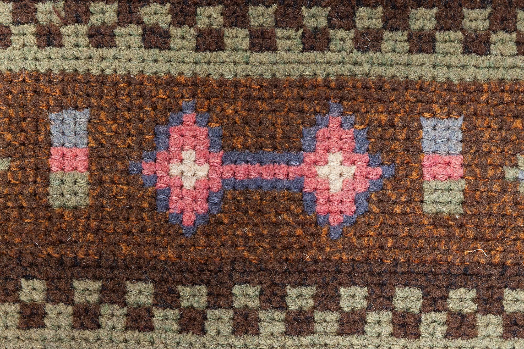 20th Century 1950's Swedish Pile Rug Doris Leslie Blau For Sale