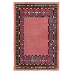 Tapis suédois à poils Doris Leslie Blau des années 1950