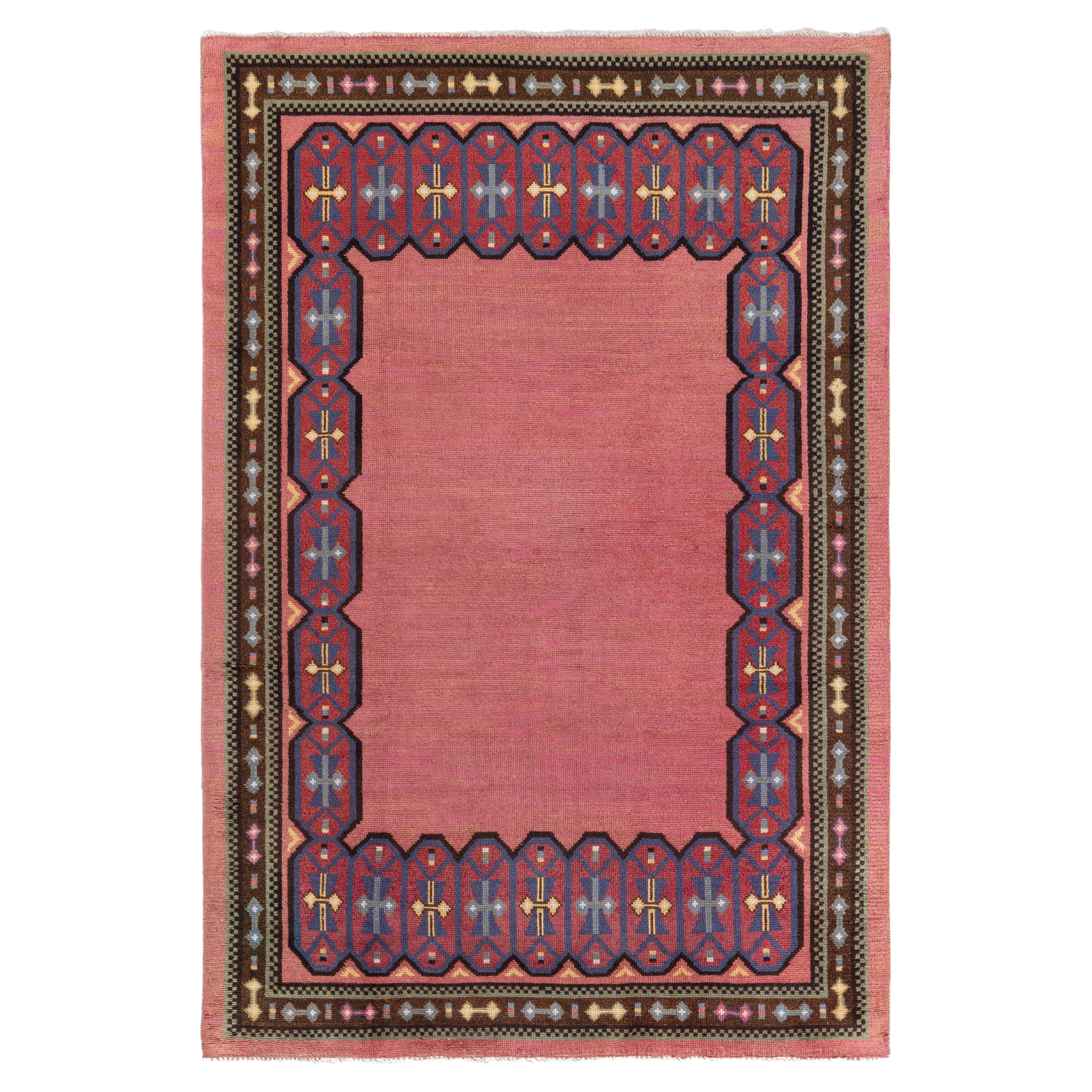 1950
s Swedish Pile Rug Doris Leslie Blau For Sale