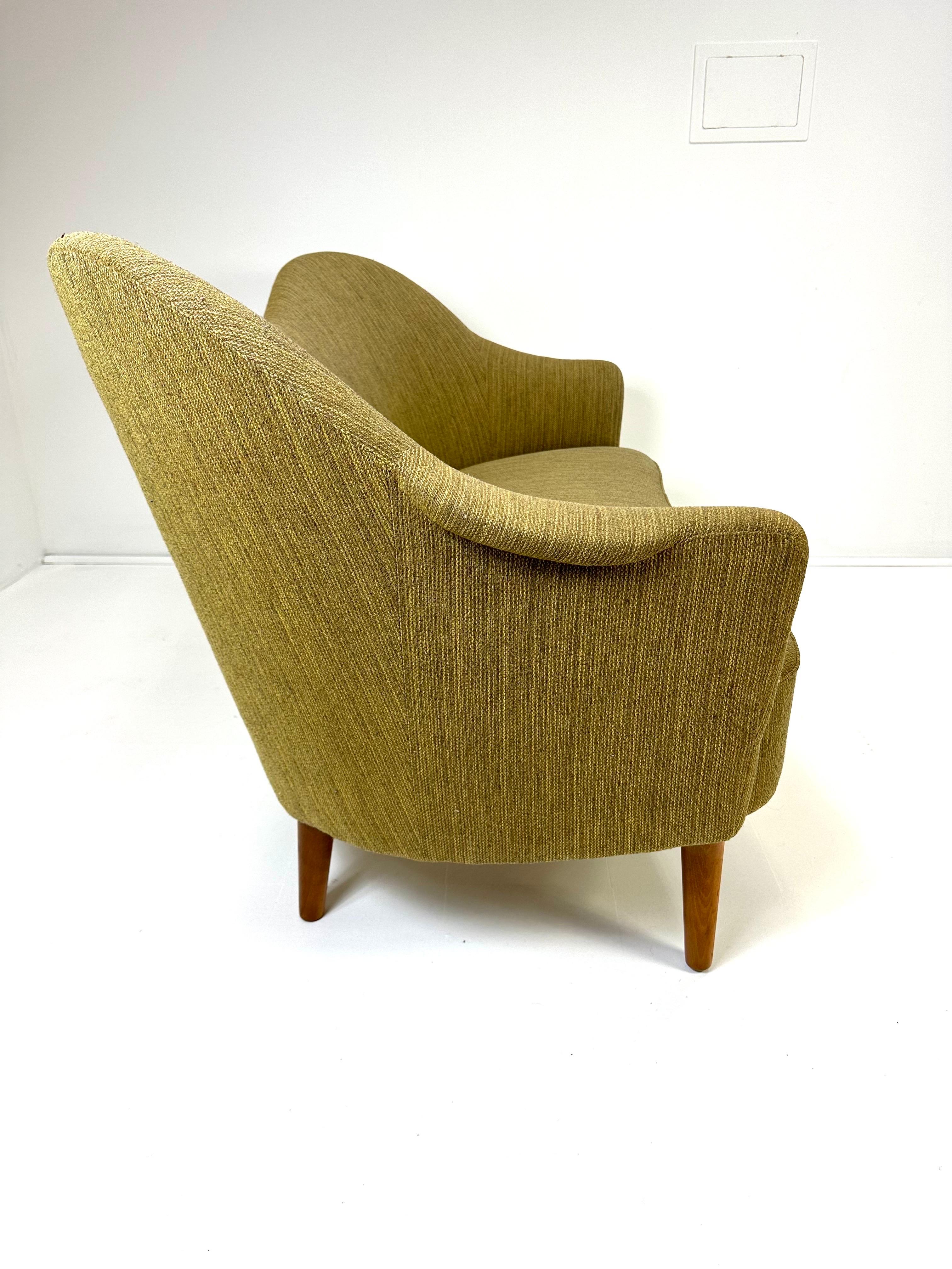 1950’s Swedish “Samspel” Sofa by Carl Malmsten In Good Condition In Turners Falls, MA