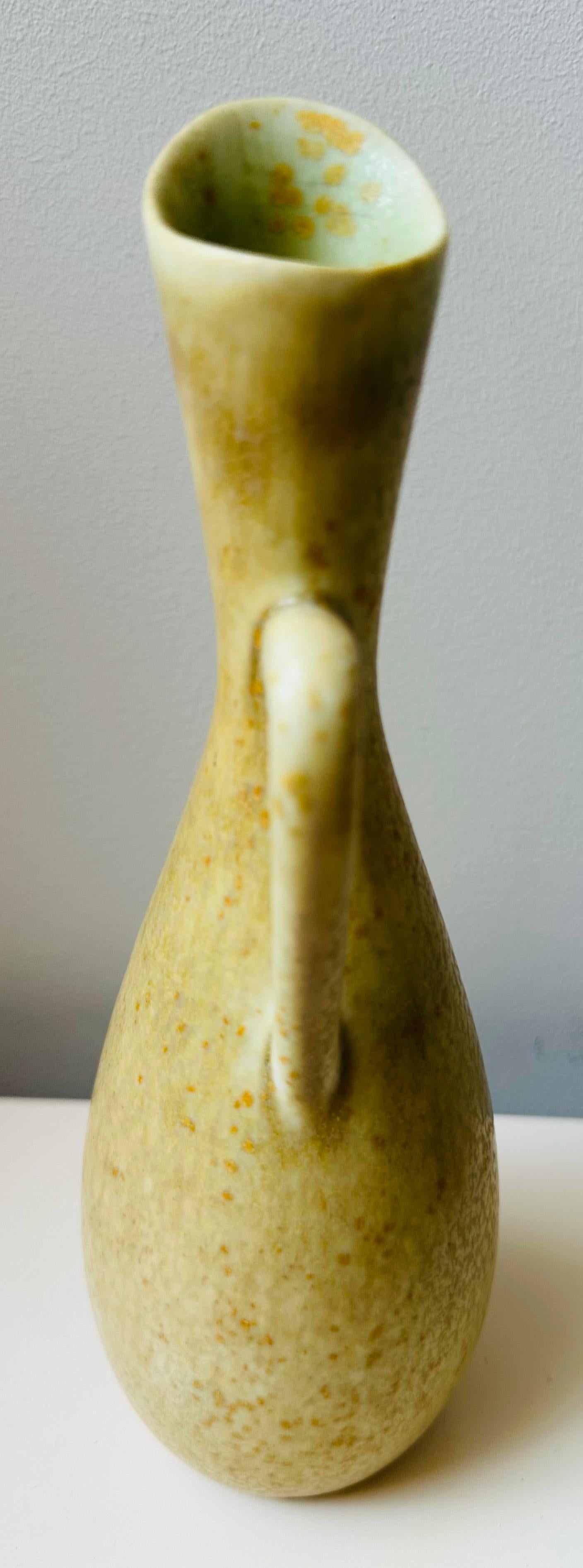 Pottery 1950s Swedish Single Handled Jug by Carl-Harry Stålhane for Rörstrand Factory For Sale