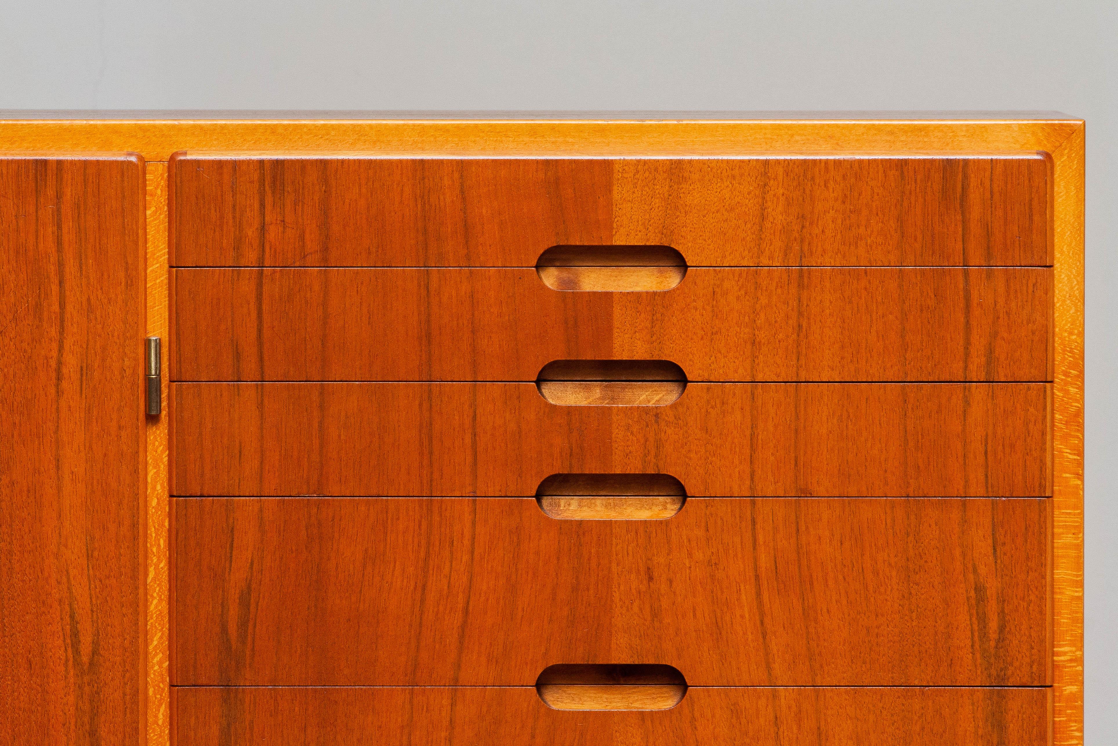 1950s Swedish Teak / Beech Buffet Cabinet / Credenzas by Kurt Karlsson for Tibro 3