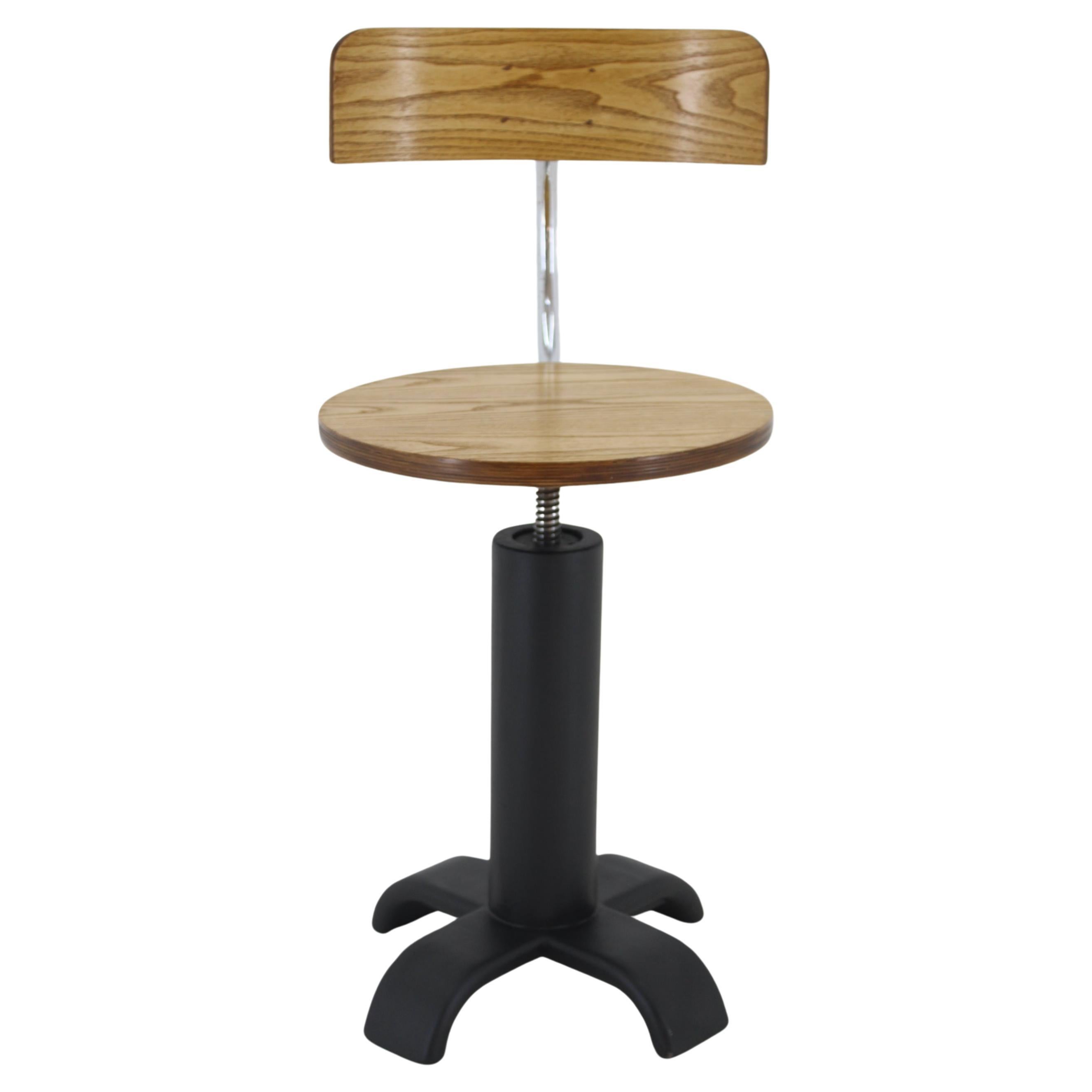 Sedia da scrivania girevole di design degli anni '50, Cecoslovacchia