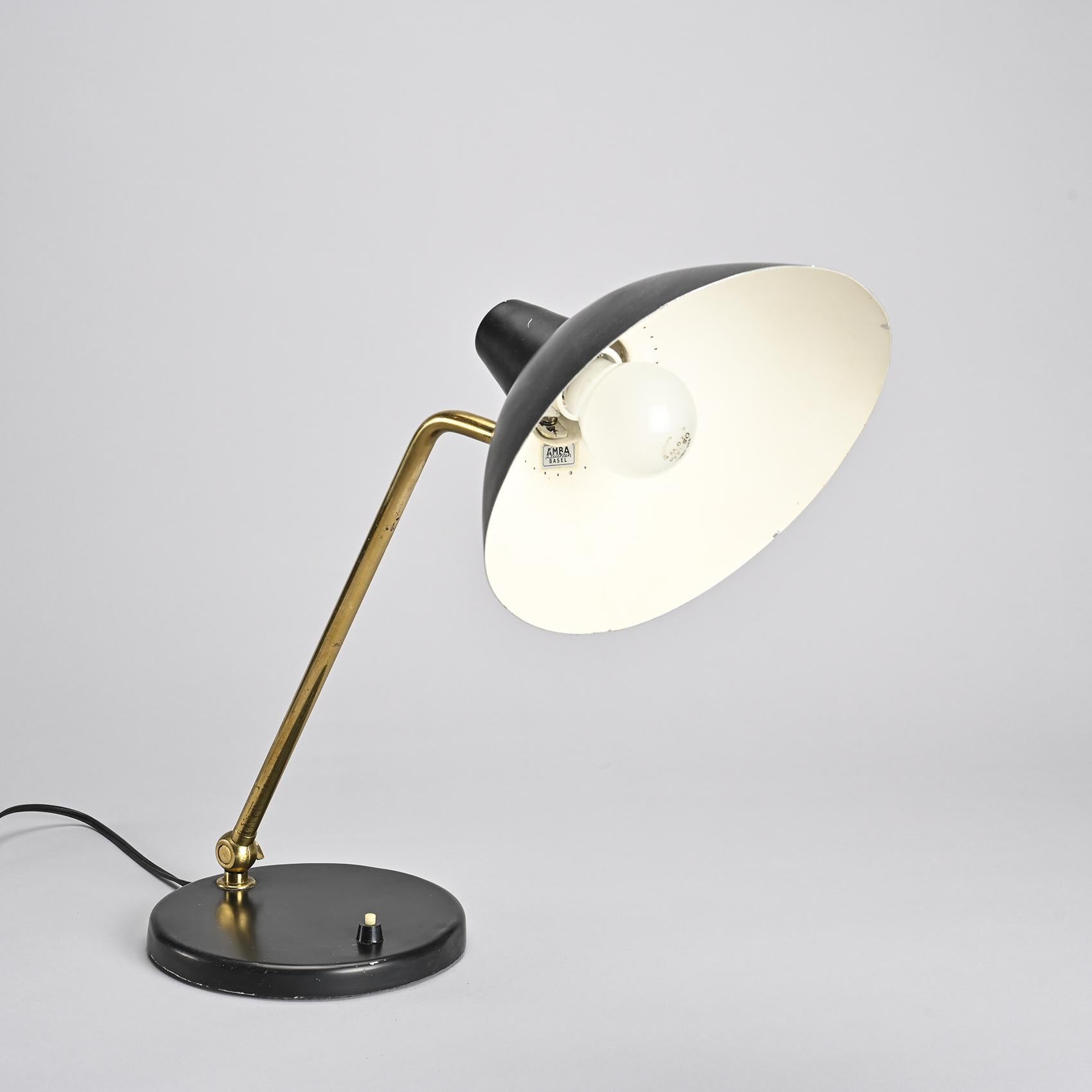 1950s Table Lamp by Alfred Muller For Amba 6