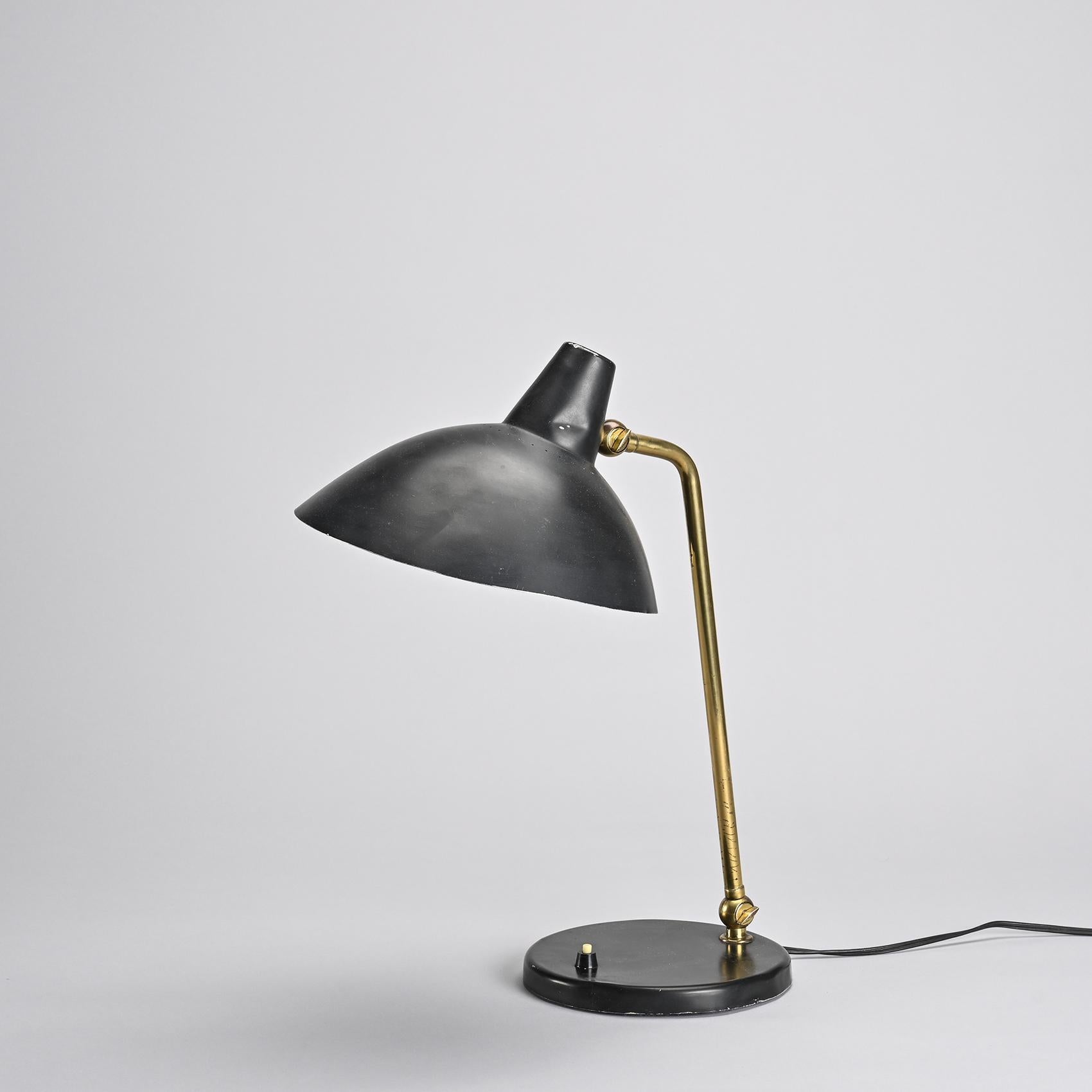 Mid-Century Modern 1950s Table Lamp by Alfred Muller For Amba