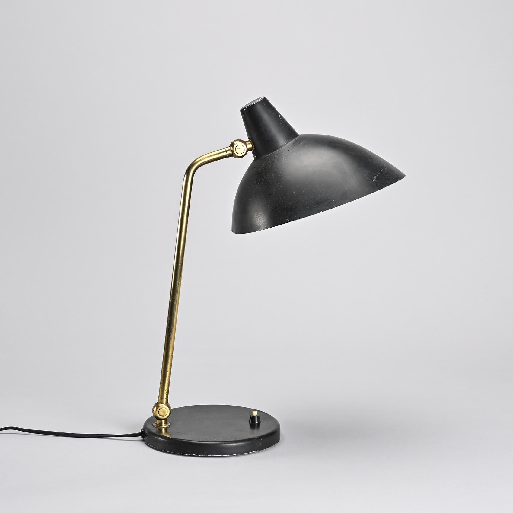 1950s Table Lamp by Alfred Muller For Amba In Good Condition In VILLEURBANNE, FR