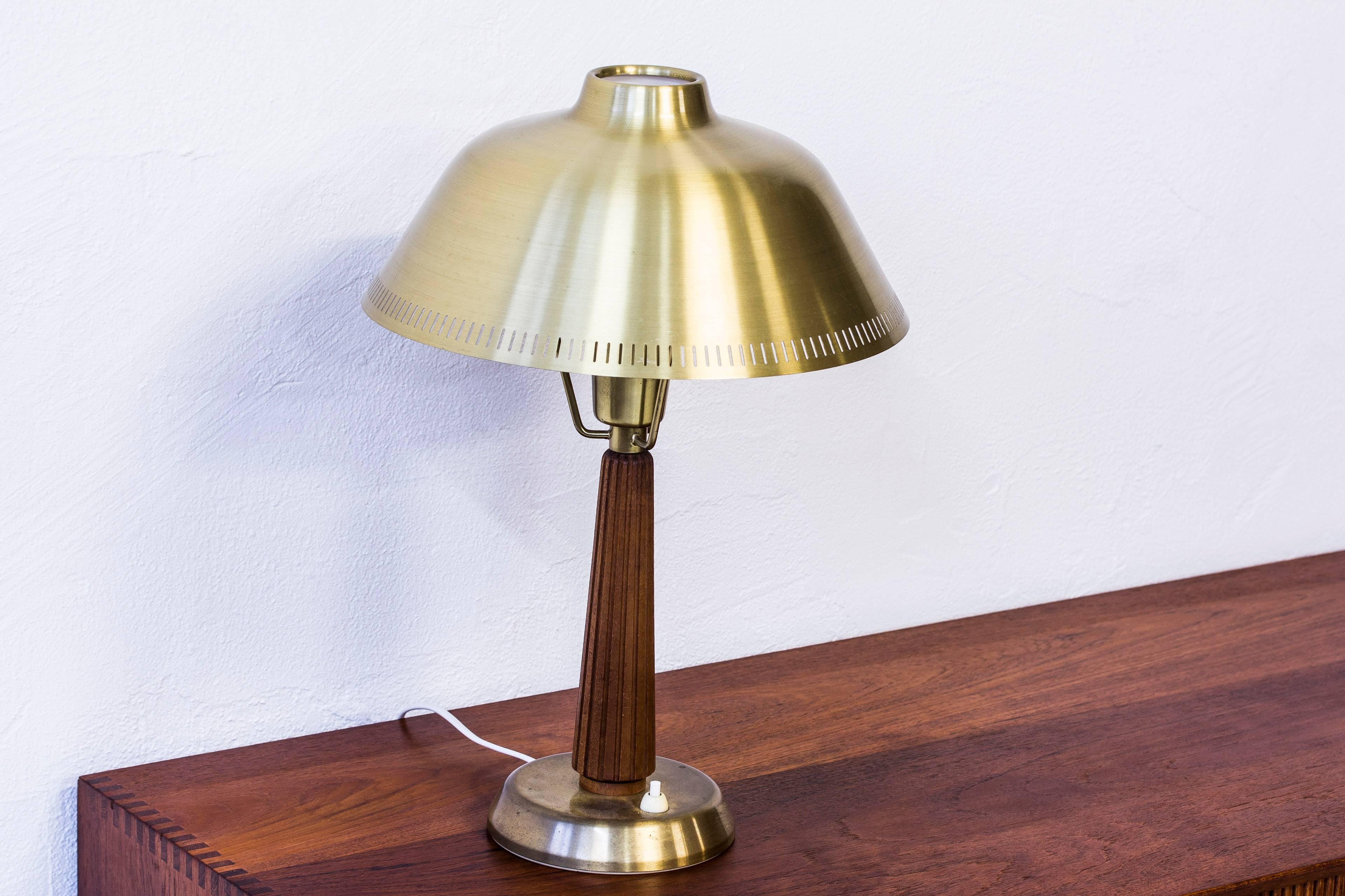 Scandinavian Modern 1950s Table Lamp by Hans Bergström for ASEA