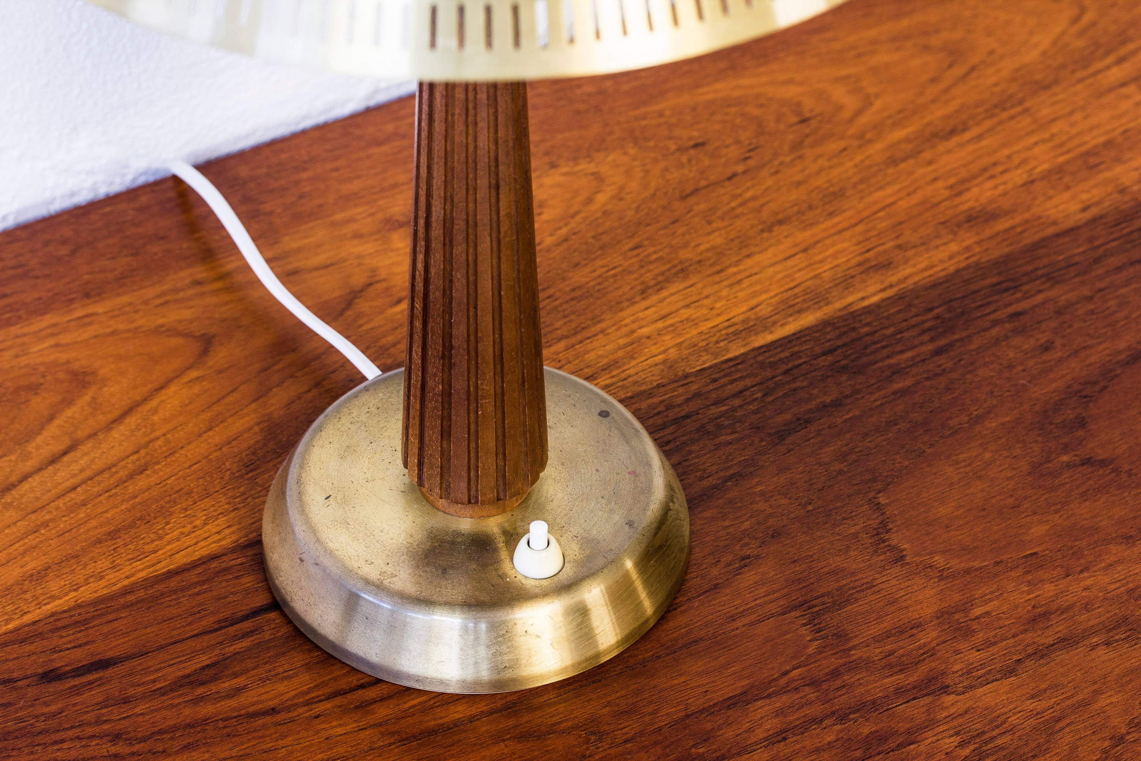 Brass 1950s Table Lamp by Hans Bergström for ASEA