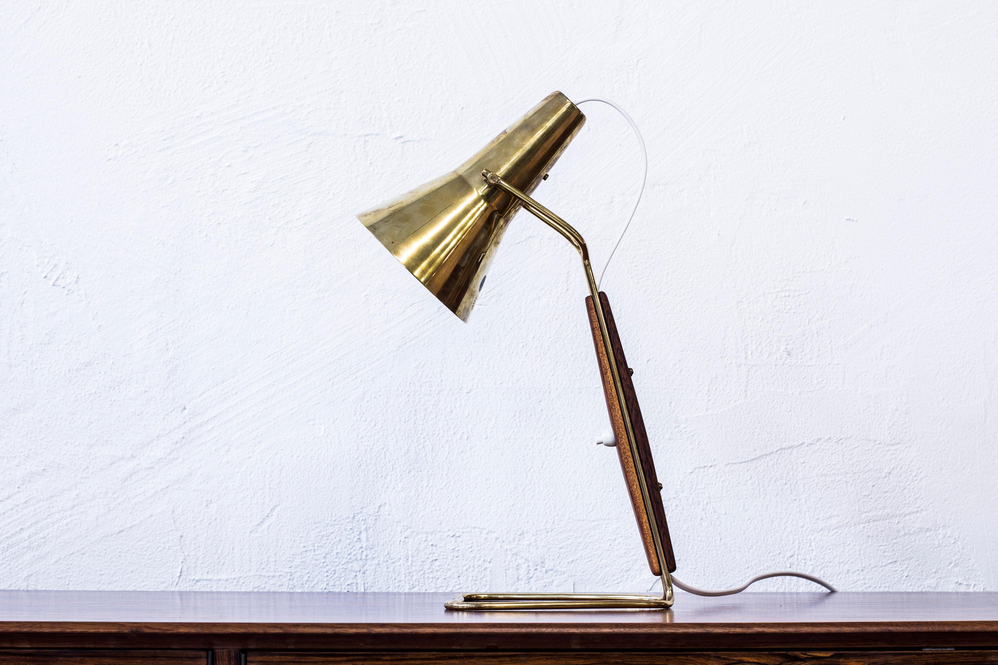 Scandinavian Modern 1950s Table Lamp by Hans Bergström for ASEA, Sweden