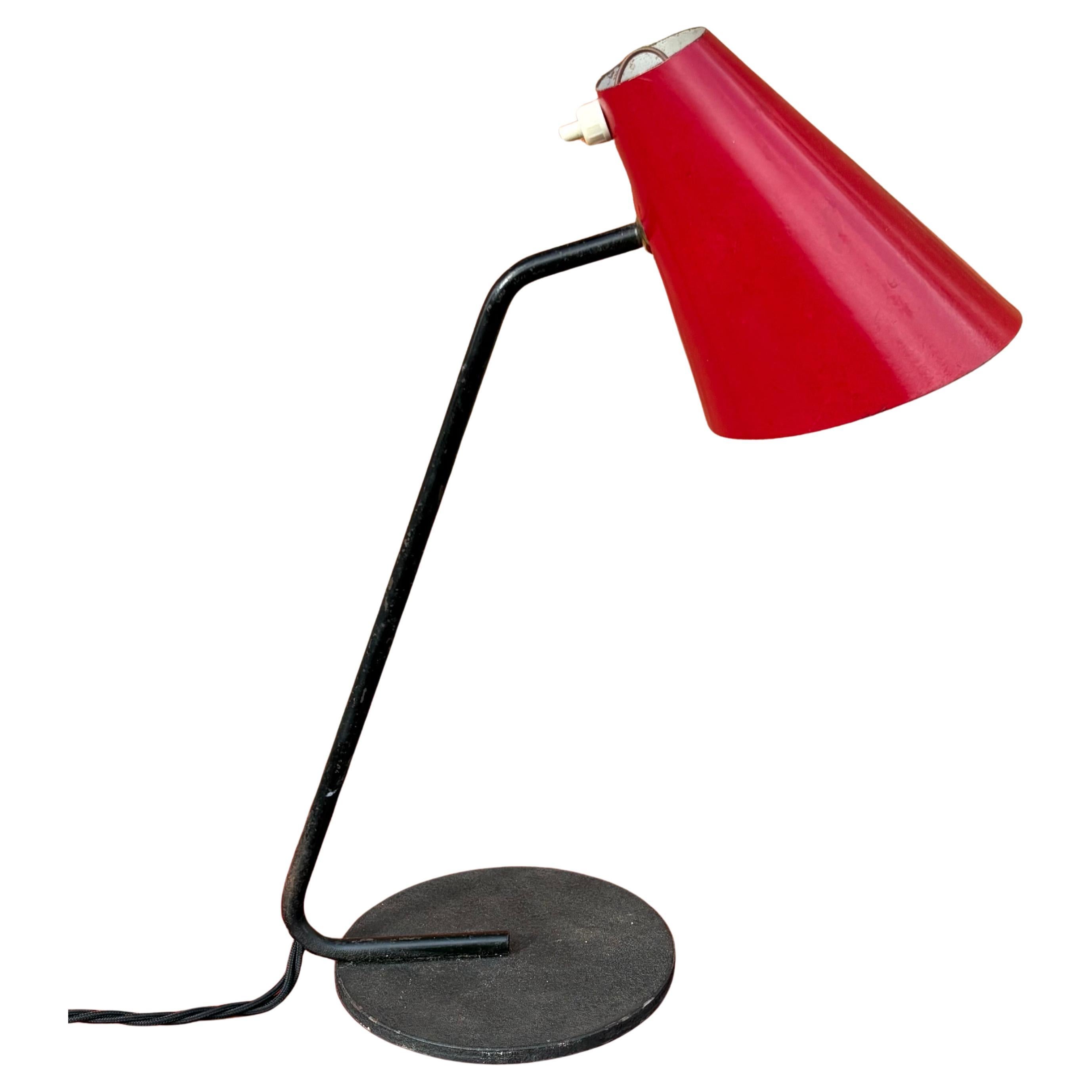 1950s table  lamp by Jacques Biny