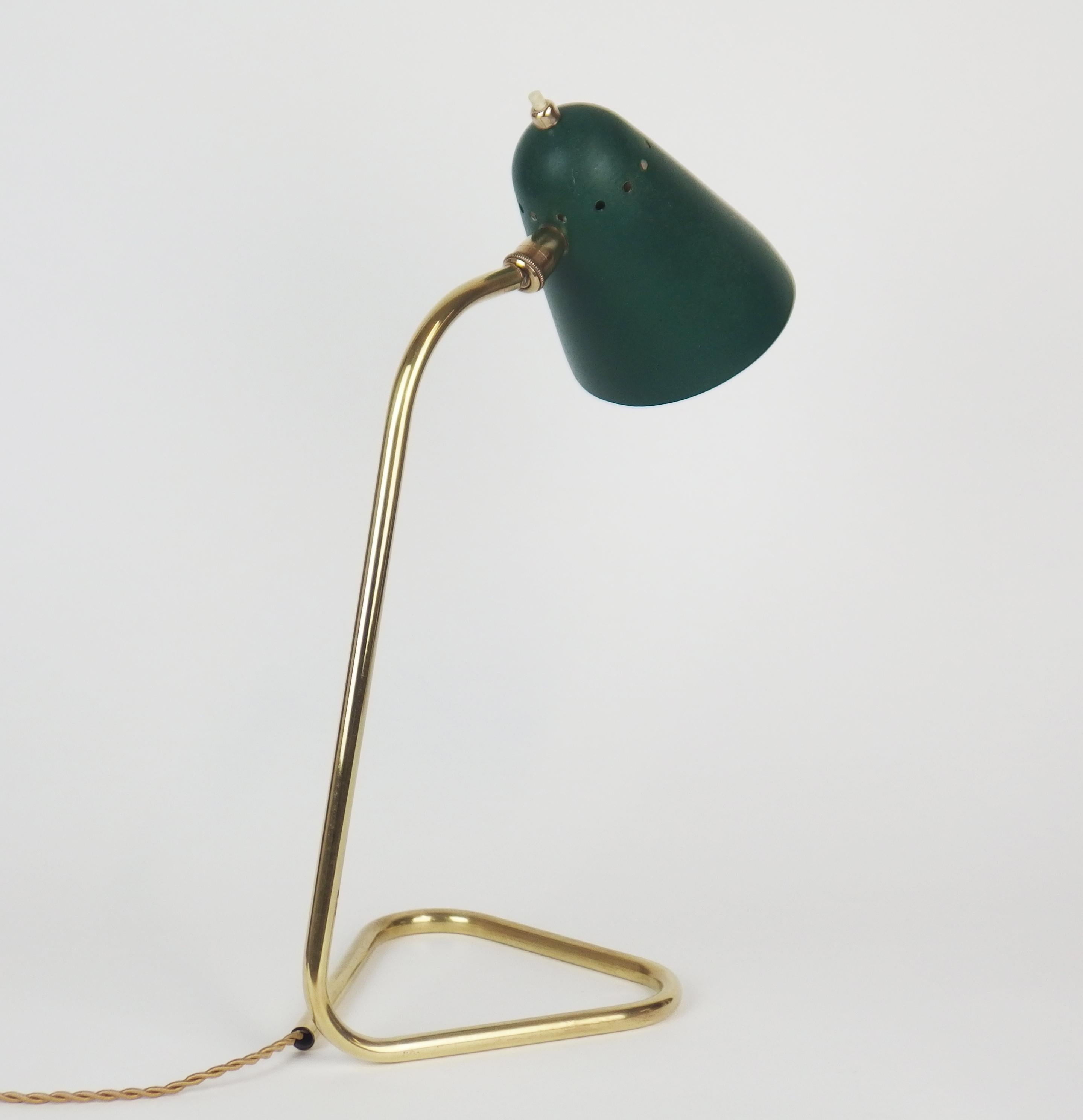 French 1950s Table Lamp by Robert Mathieu For Sale