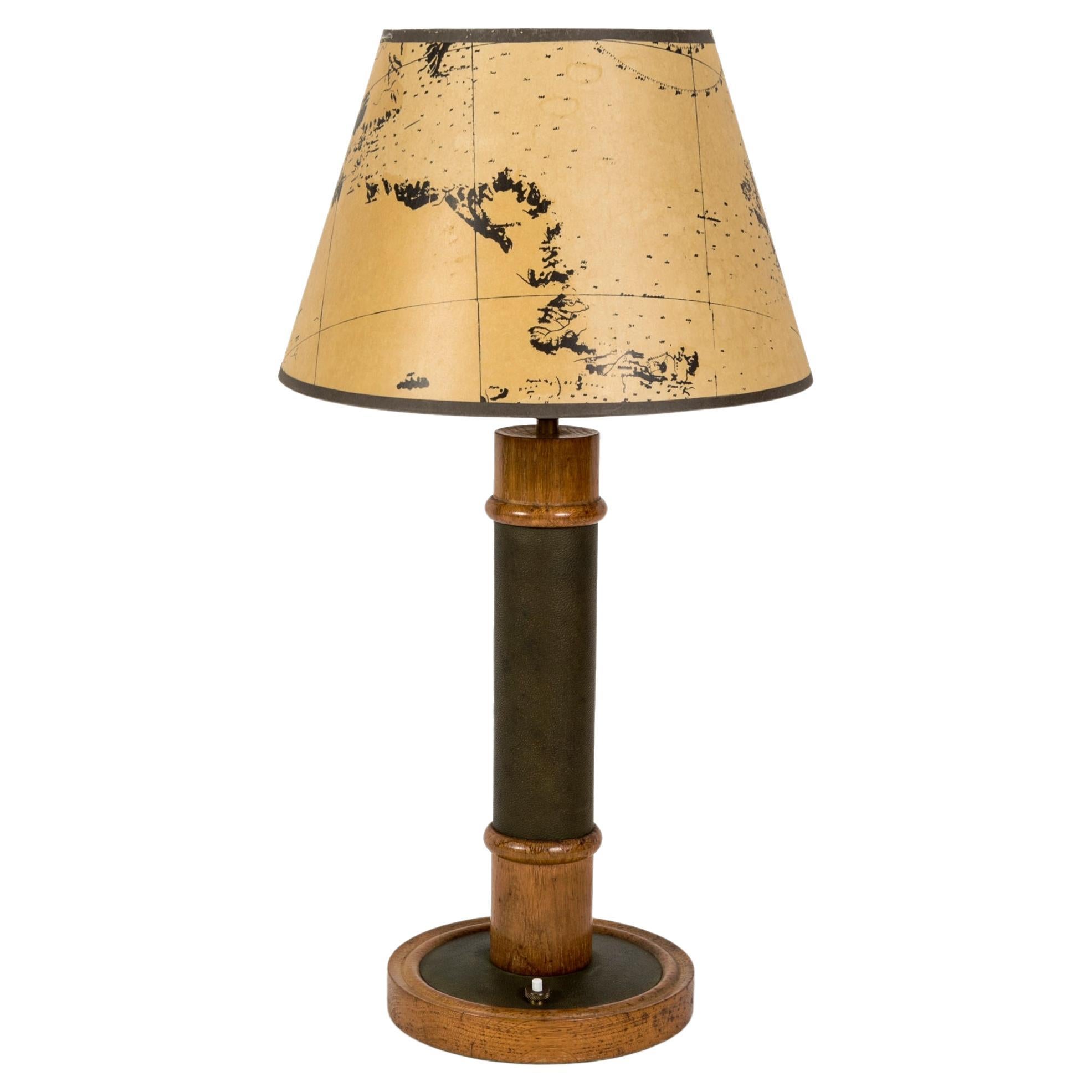 1950's Table Lamp in the Style of Paul Dupre-Lafon For Sale