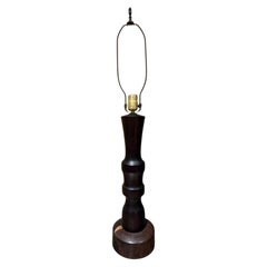 Sculptural Table Lamp in Palo Fierro Desert Ironwood, Mid-Century Modern