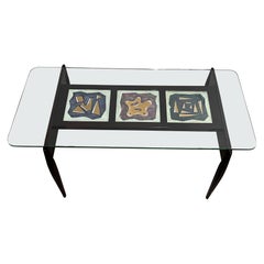 1950er Tisch mit Keramikfliesen