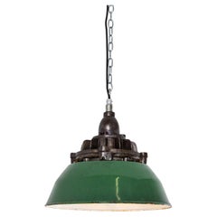 Lampada a sospensione di fabbrica alta 15 pollici a prova di esplosione degli anni '50