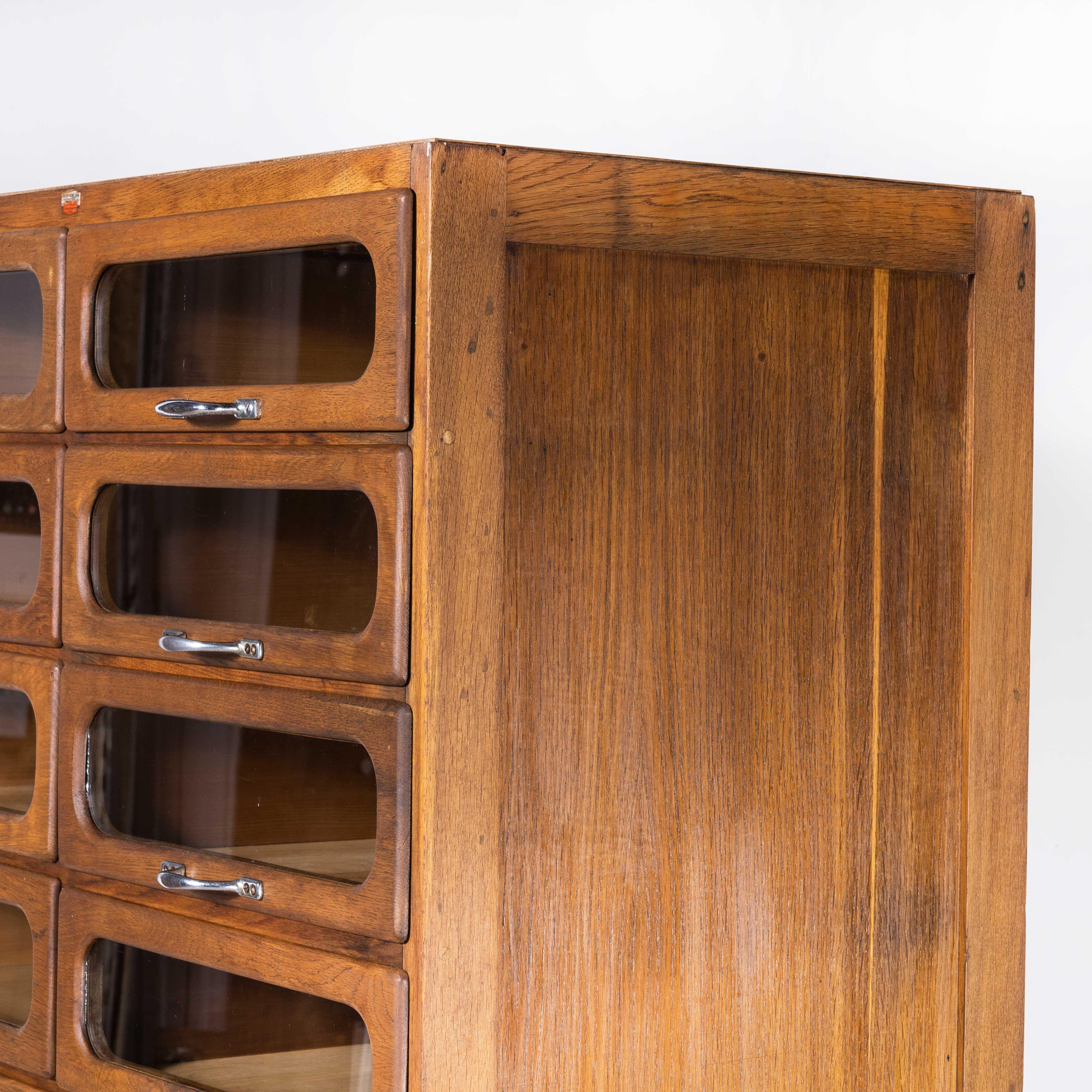 1950s Tall Haberdashery Cabinet - Sixteen Drawer (Model 2525) 2