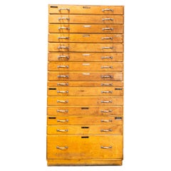 Grand meuble d
ingénieur à tiroirs multiples des années 1950 - Quinze tiroirs