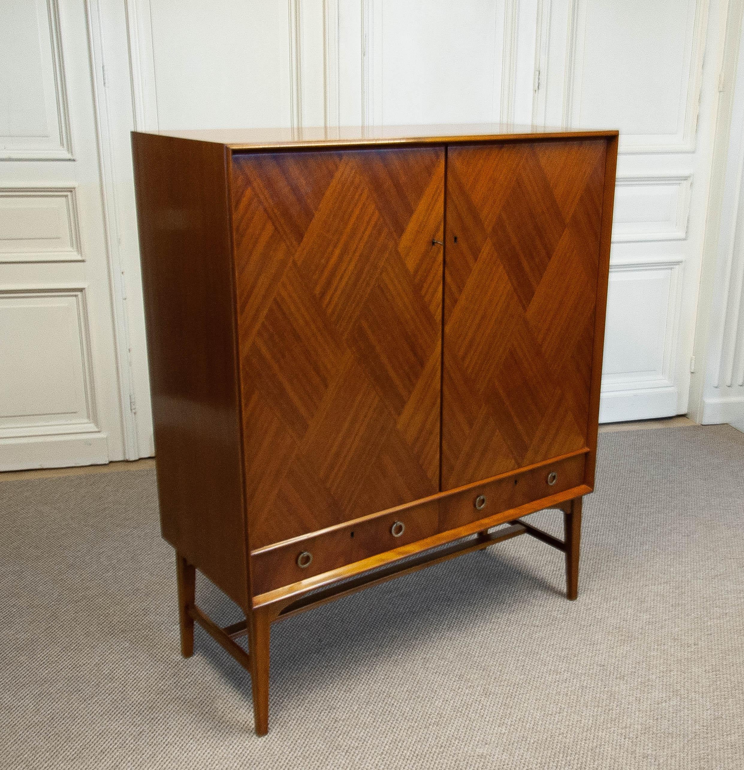 1950s Tallboy Dresser by Holmström Johansson, Sweden For Sale 4
