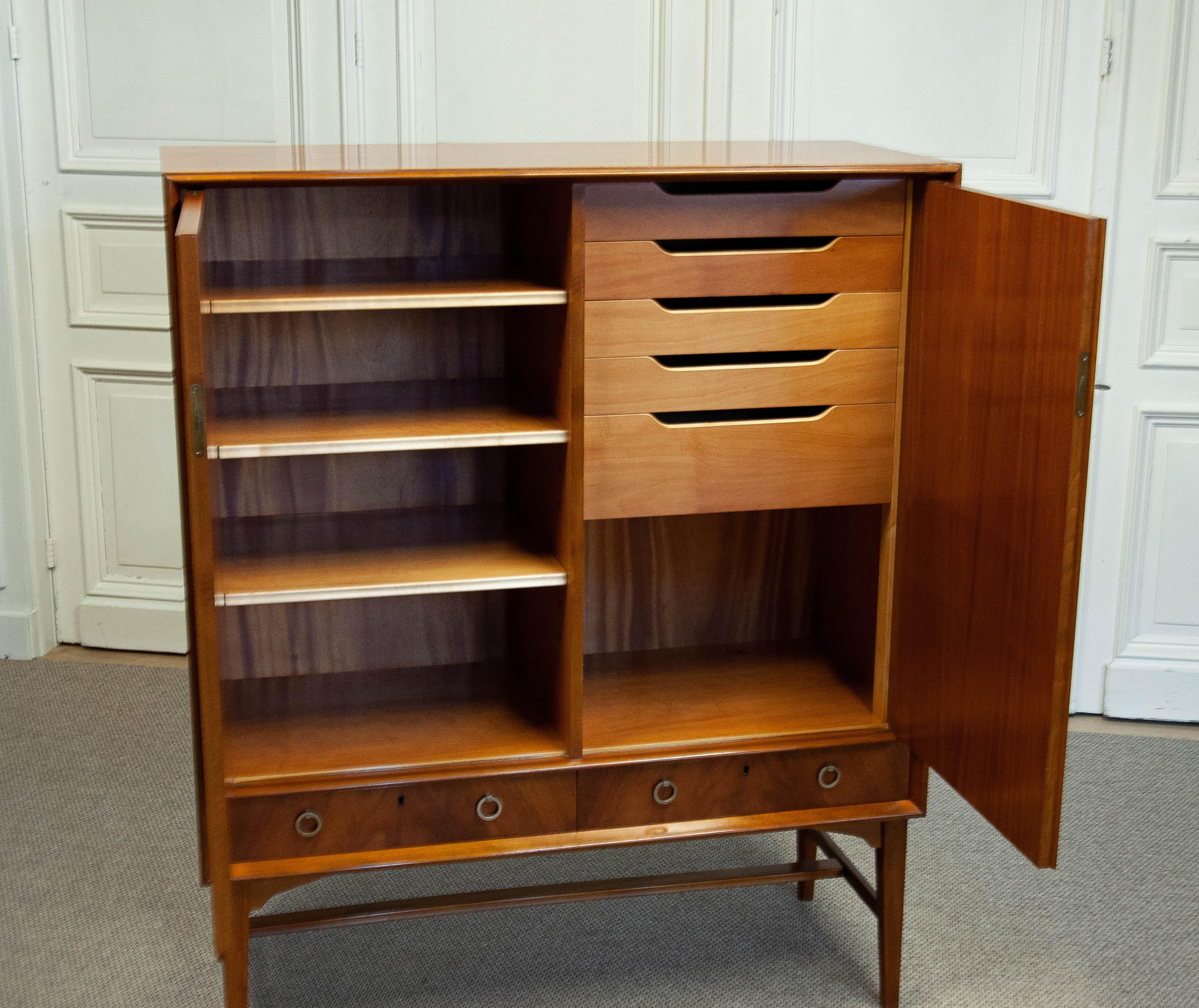 1950s Tallboy Dresser by Holmström Johansson, Sweden For Sale 1