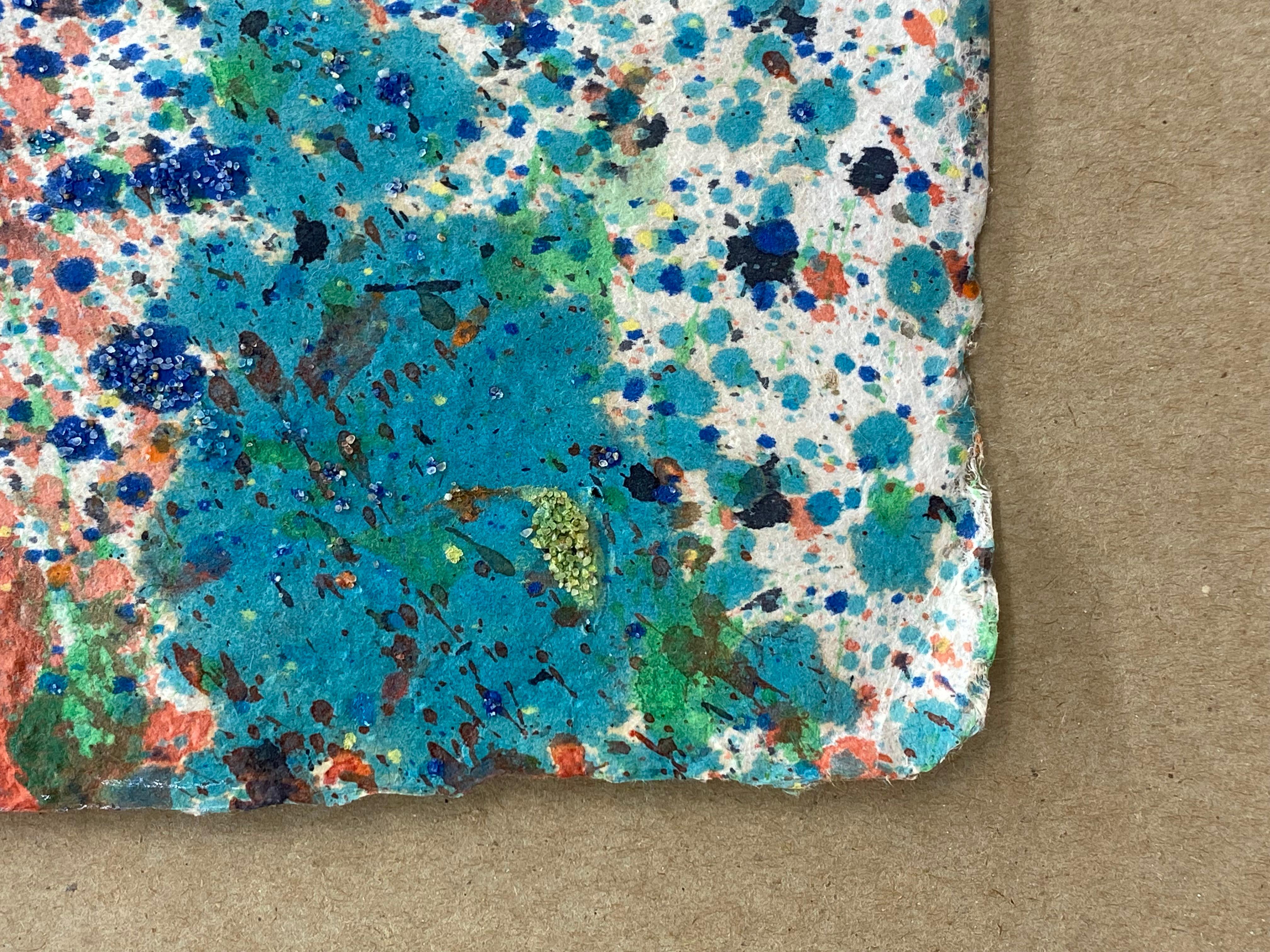 Peinture abstraite à base de gouttes et d'éclaboussures de Taro Yamamoto des années 1950 en vente 4