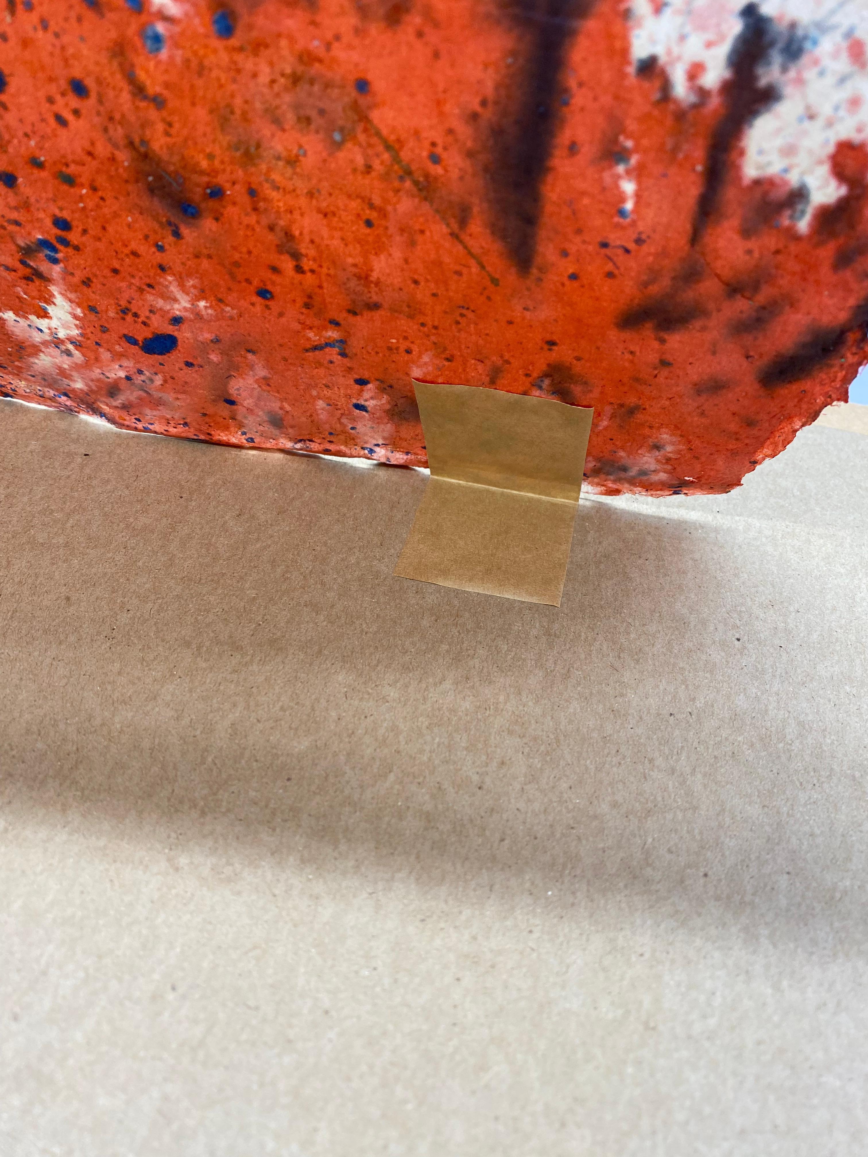 Peinture abstraite à base de gouttes et d'éclaboussures de Taro Yamamoto des années 1950 en vente 9