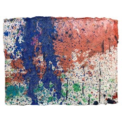 Peinture abstraite à base de gouttes et d'éclaboussures de Taro Yamamoto des années 1950 Peinture abstraite à base de gouttes et d'éclaboussures de Taro Yamamoto des années 1950