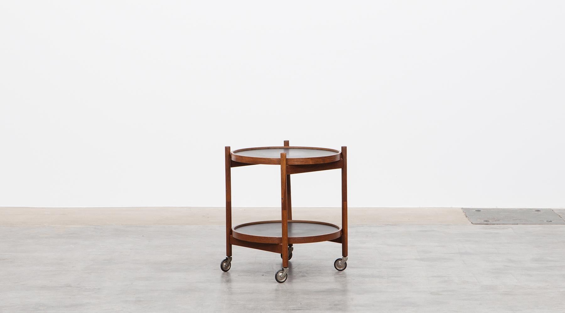 1950s Teak and Laminate Serving Cart by Hans Bolling 5