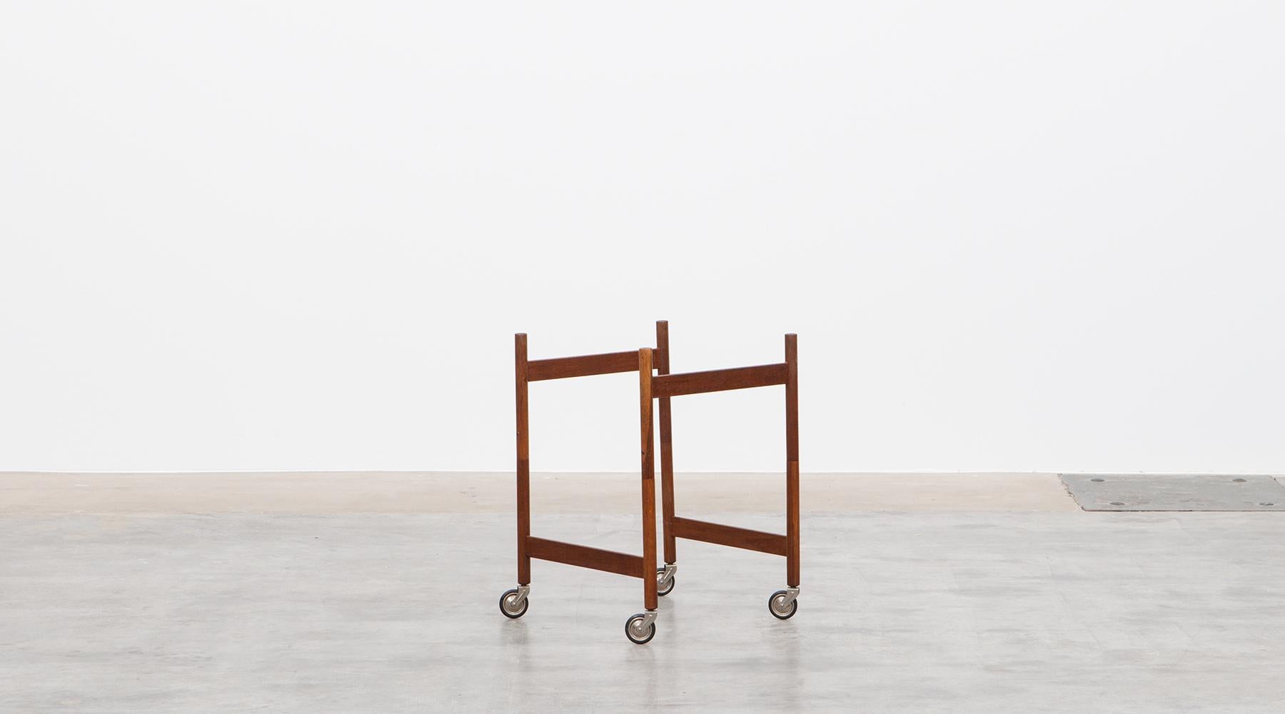 1950s Teak and Laminate Serving Cart by Hans Bolling 7