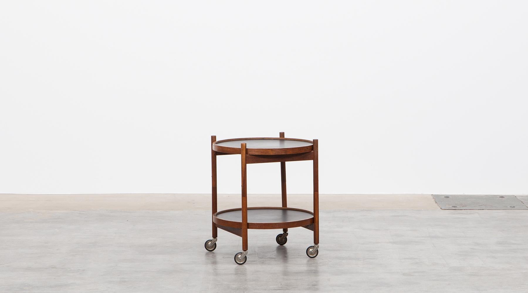 Mid-20th Century 1950s Teak and Laminate Serving Cart by Hans Bolling