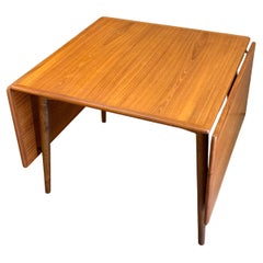 1950s Teak and Oak AT-313 Dining Table by Hans Wegner for Andreas Tuck