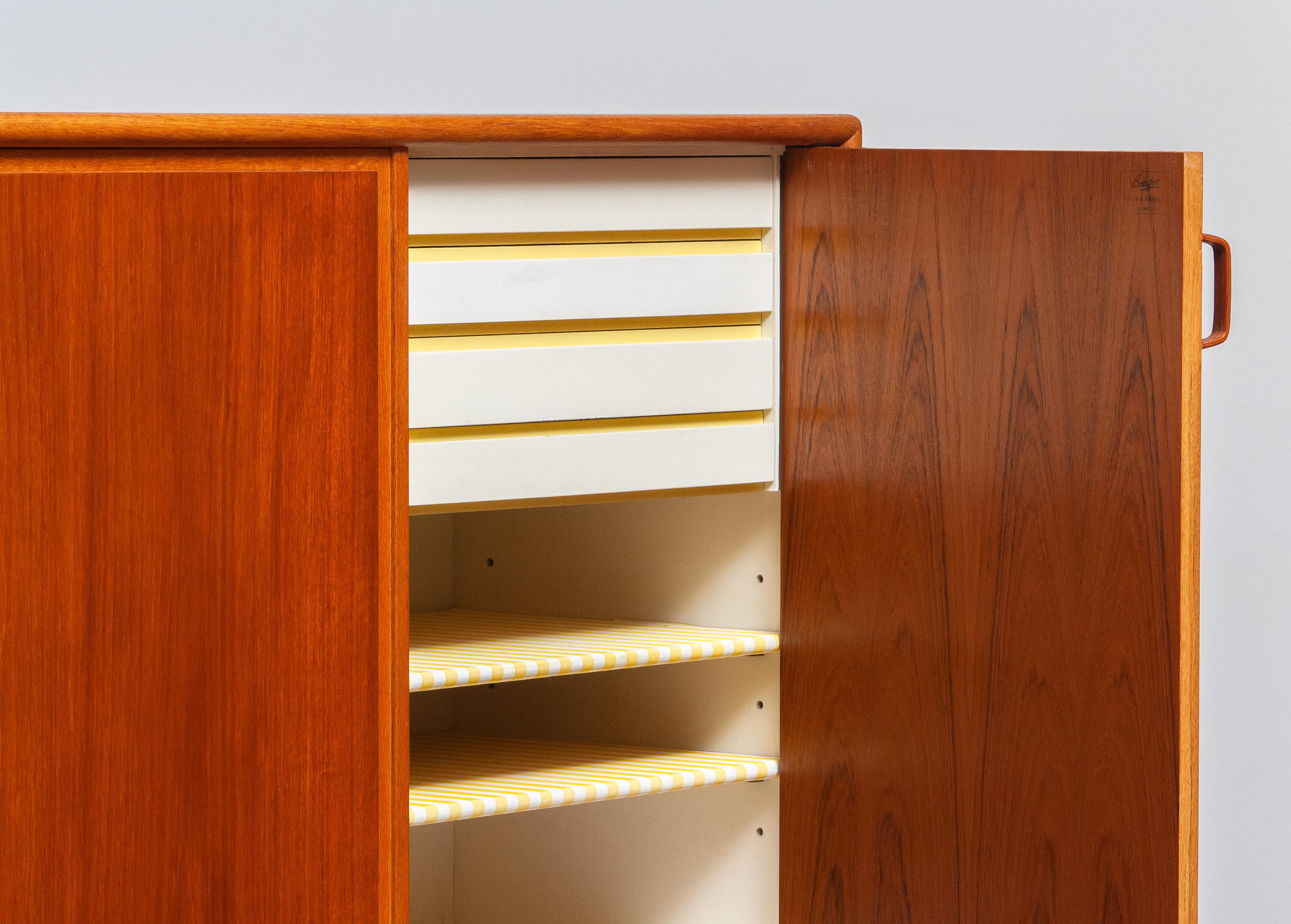 1950s, Teak and Oak Buffet Cabinet/ Credenzas by Bertil Fridhagen for Bodafors 2