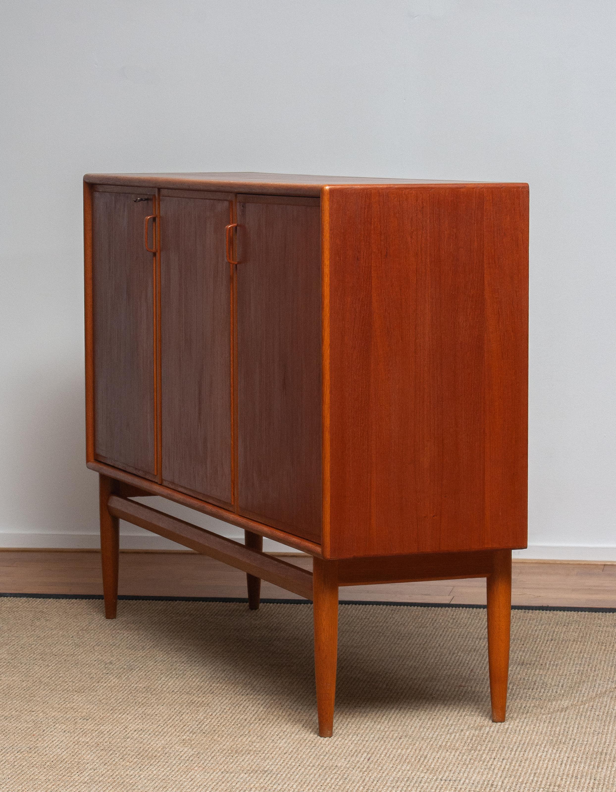 1950s, Teak and Oak Buffet Cabinet/ Credenzas by Bertil Fridhagen for Bodafors 8