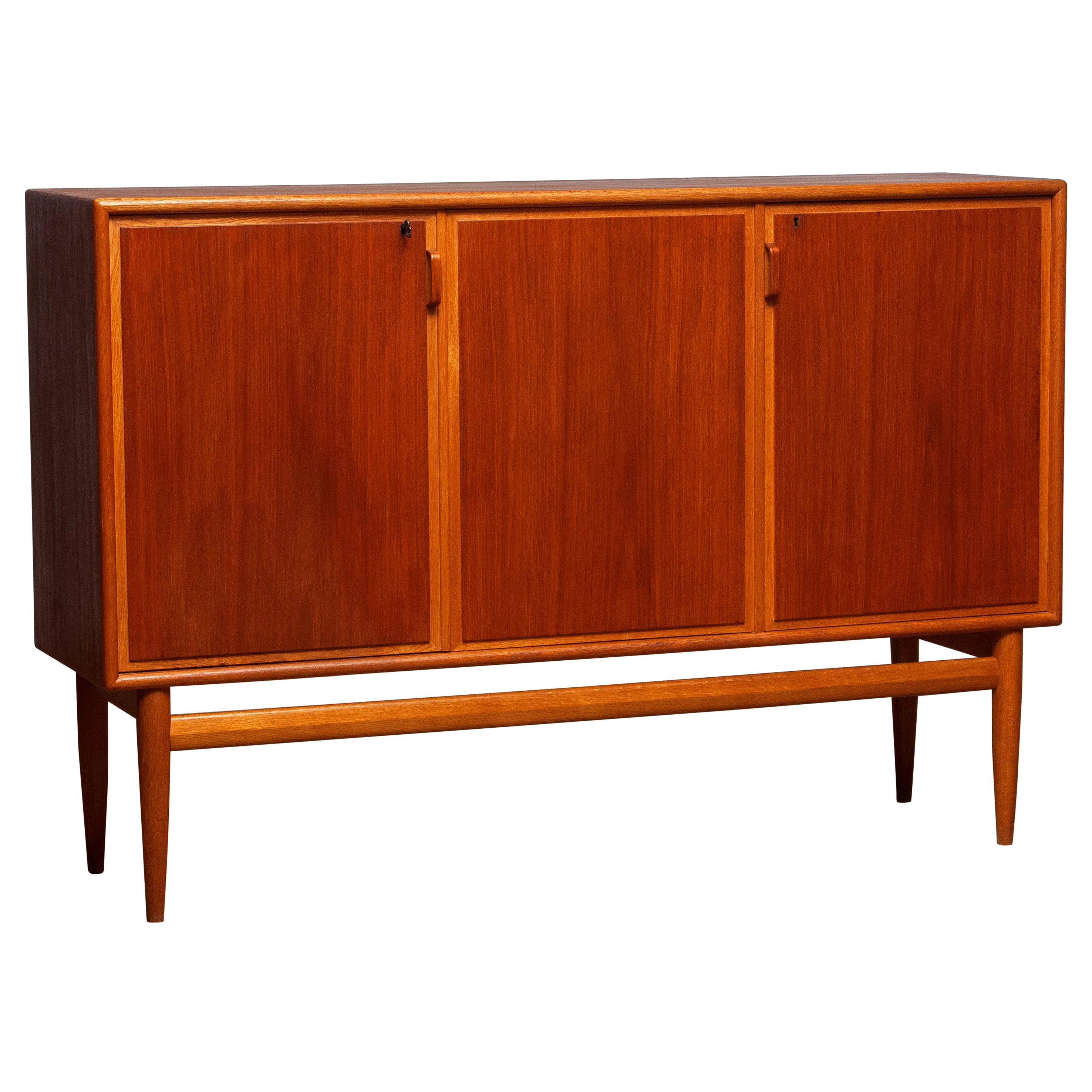 1950s, Teak and Oak Buffet Cabinet/ Credenzas by Bertil Fridhagen for Bodafors