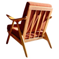 1950s Teak and Oak Lounge Chair by Arne Hovmand-Olsen
