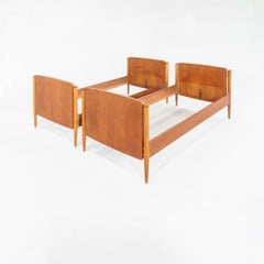 1950s Teak and Oak Twin Beds from Denmark 2x Available