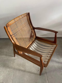 1950s Teak armchair by Erik Andersen and Palle Pedersen for Horsnaes Møbler