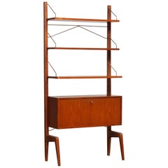 1950s, Teak Bookcase / Shelf by Poul Cadovius for Gustav Bahus, Freestanding