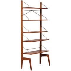 1950s Teak Bookcase Shelf System by Poul Cadovius for Gustav Bahus Free Standing