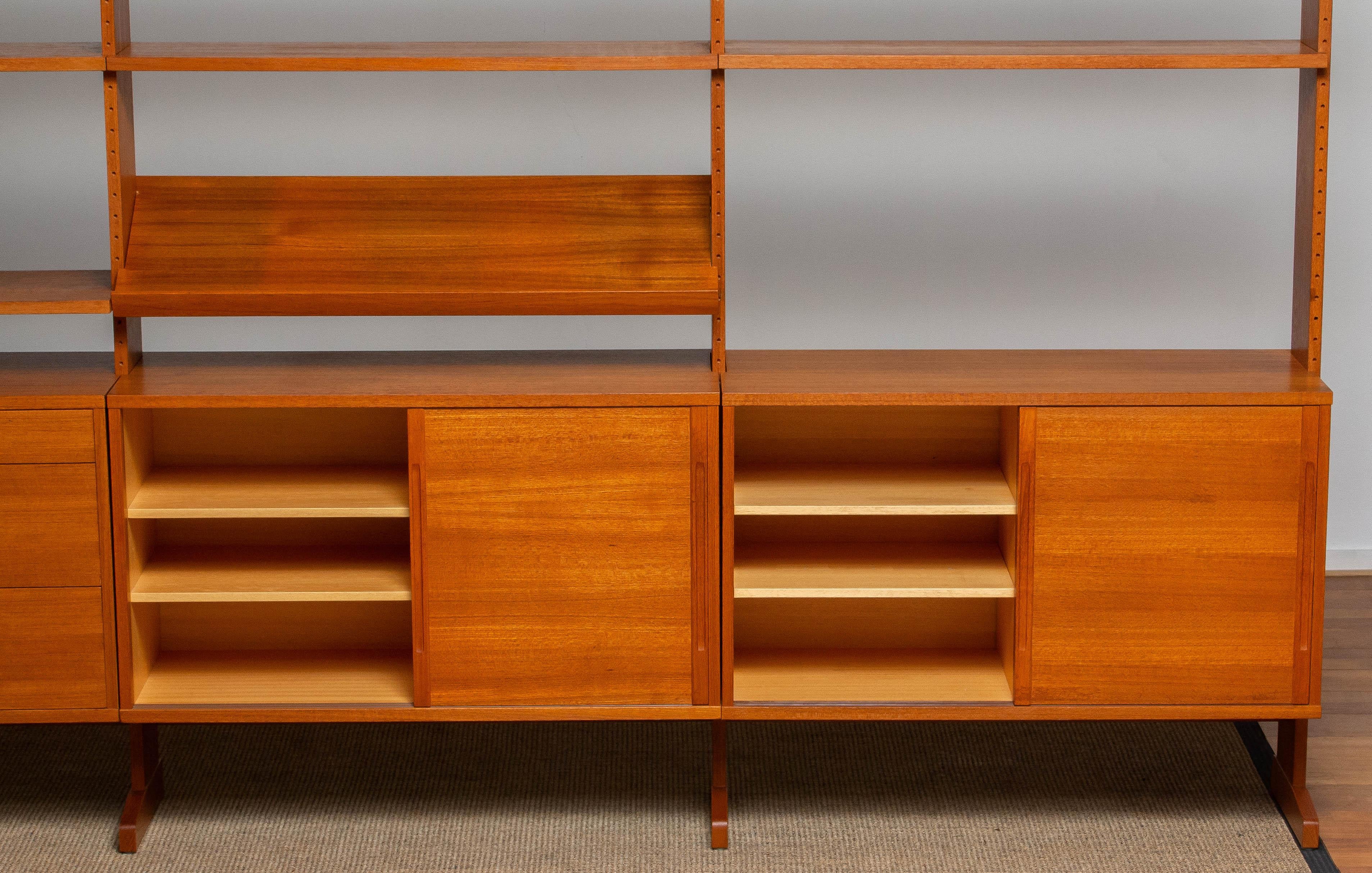 1950s Teak Bookcase/Shelf System Model 