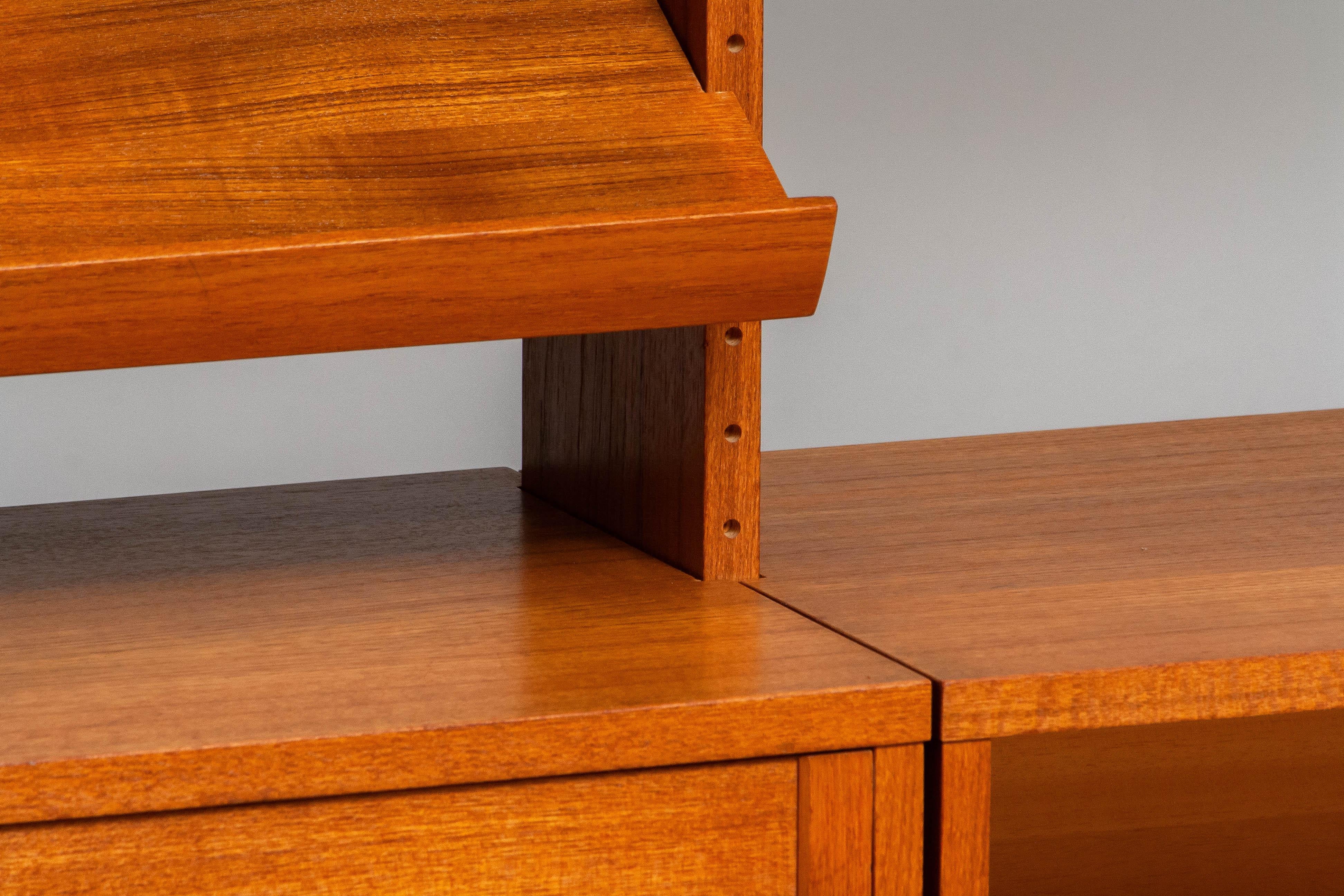 1950s Teak Bookcase/Shelf System Model 