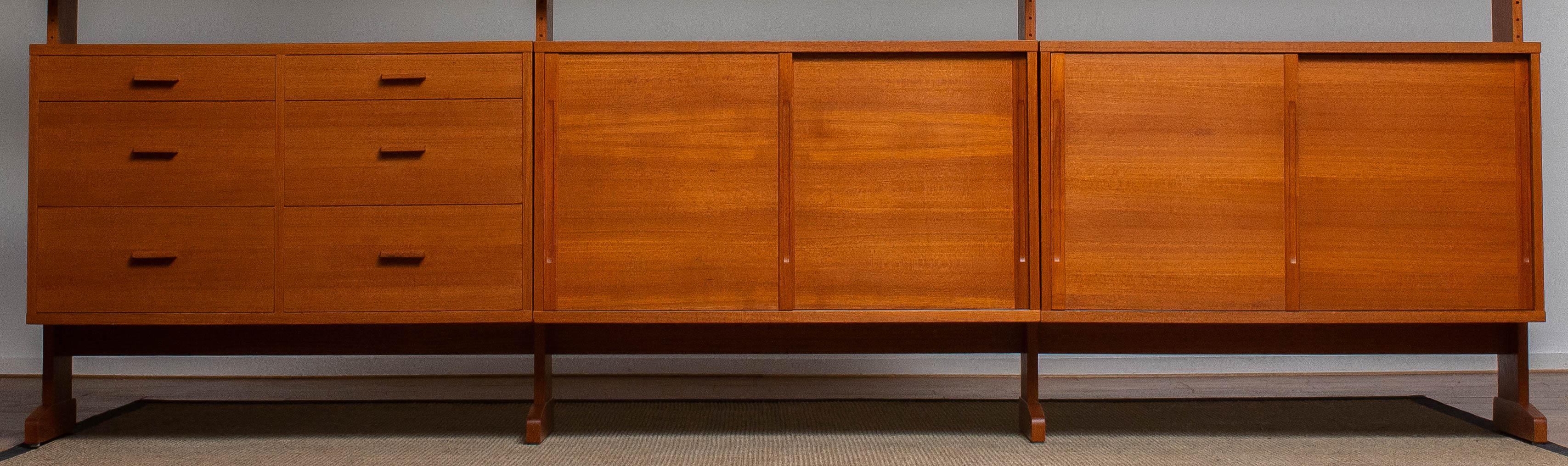 1950s Teak Bookcase/Shelf System Model 