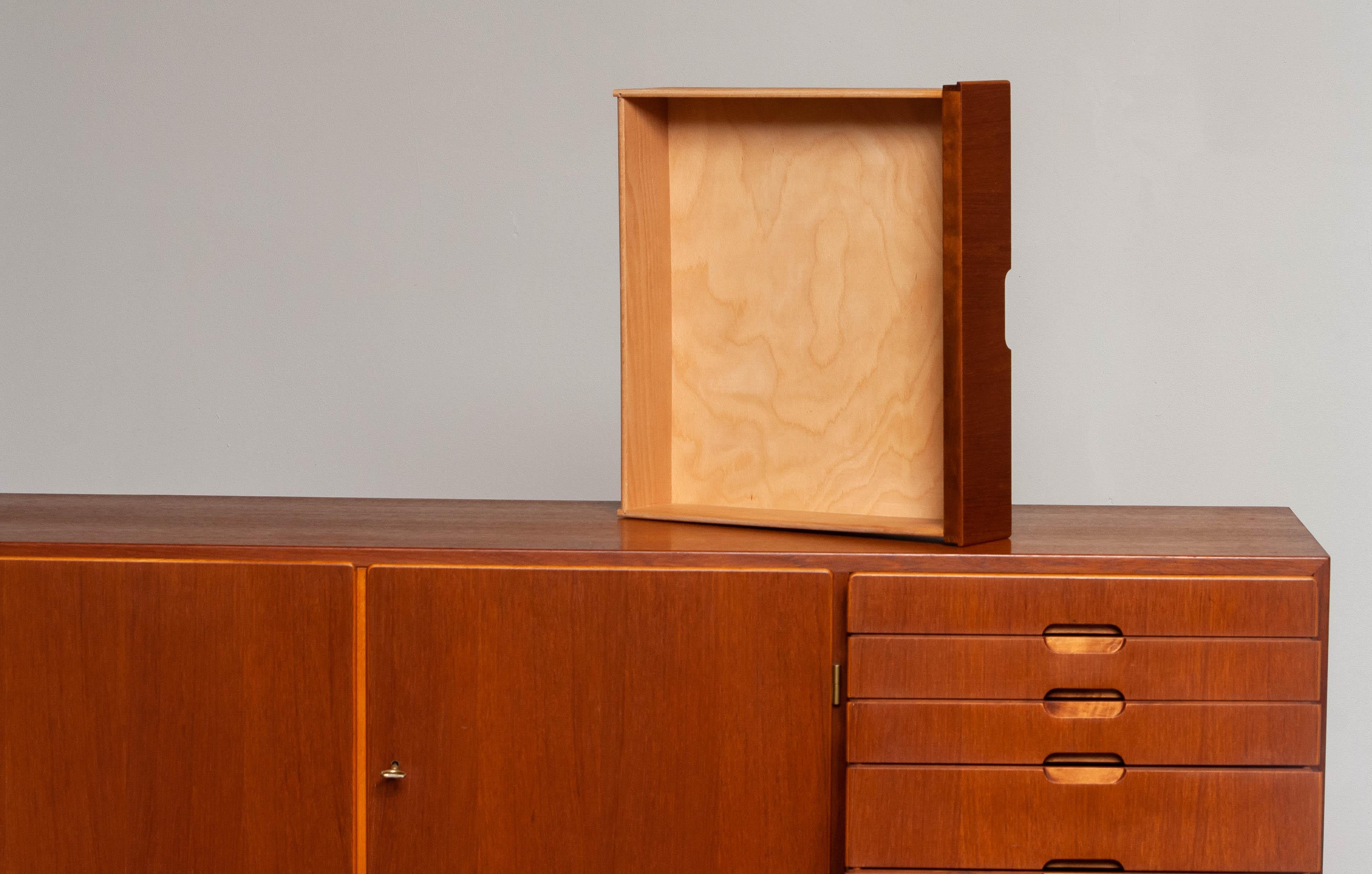 Ottone 1950s   Buffet in teak, Credenze di  Carl Löfving & Söner, Svezia in vendita